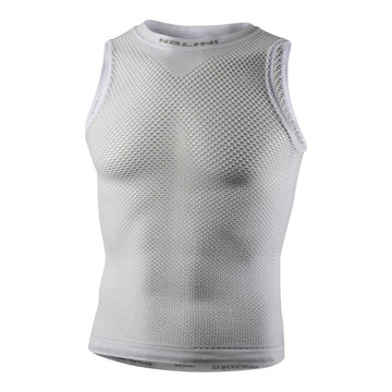 Men's Mango Seamless Mesh Baselayer - White